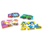 Ernsting's family Baby Puzzle mit Auto-Motiven - bis 08.05.2024