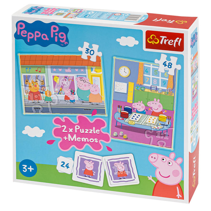 Peppa Pig Puzzle und Memo