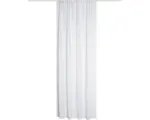 Hornbach Vorhang mit Universalband Blacky weiß 135x245 cm schwer entflammbar