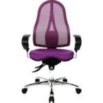 XXXLutz Lauterach - Ihr Möbelhaus bei Bregenz Drehstuhl in Netzbespannung, Webstoff Schwarz, Chromfarben, Violett