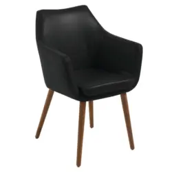 Armlehnstuhl in Lederlook