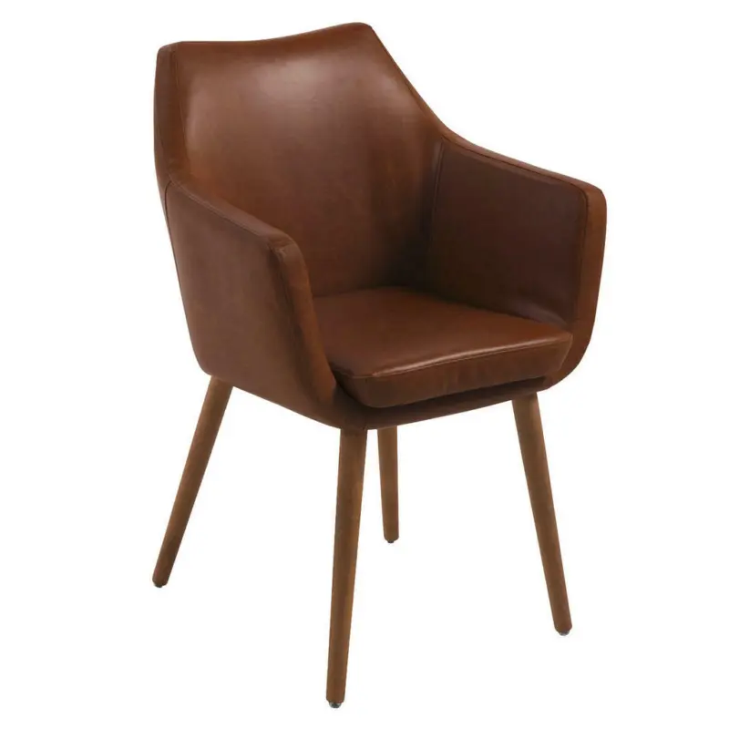 Armlehnstuhl in Lederlook