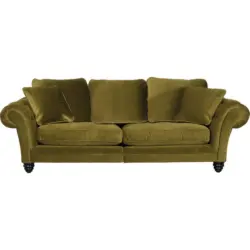 Megasofa in Samt Grün