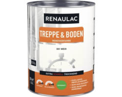 RENAULAC Holzlack für Treppe & Boden seidenmatt weiß 2,5 L