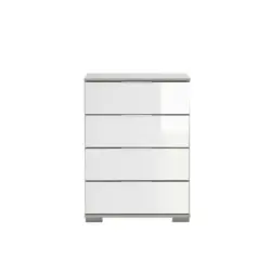 Nachtkästchen in Weiß