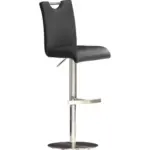 XXXLutz Lauterach - Ihr Möbelhaus bei Bregenz Barhocker in Metall, Textil Schwarz, Edelstahlfarben