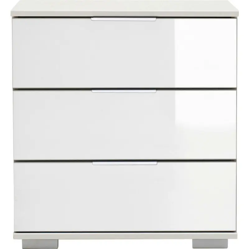 Nachtkästchen in Weiß