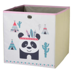 Aufbewahrungsbox mit Pandabär-Motiv