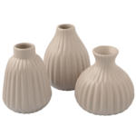 Ernsting's family 3 kleine Vasen in bauchiger Form - bis 15.05.2024