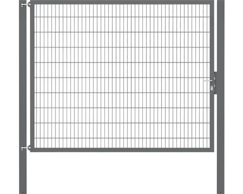 Stabgitter-Einzeltor ALBERTS Flexo Plus 8/6/8 250 x 200 cm inkl. Pfosten 10 x 10 cm anthrazit