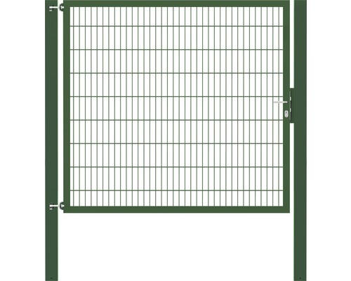 Stabgitter-Einzeltor ALBERTS Flexo Plus 8/6/8 200 x 180 cm inkl. Pfosten 10 x 10 cm grün