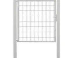 Stabgitter-Einzeltor ALBERTS Flexo Plus 8/6/8 150 x 160 cm inkl. Pfosten 10 x 10 cm feuerverzinkt
