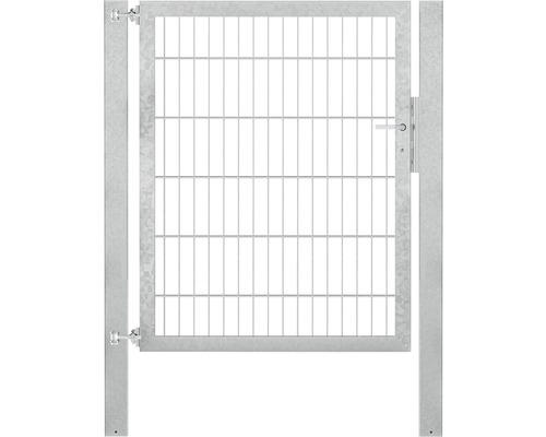 Stabgitter-Einzeltor ALBERTS Flexo Plus 8/6/8 100 x 120 cm inkl. Pfosten 8 x 8 cm feuerverzinkt