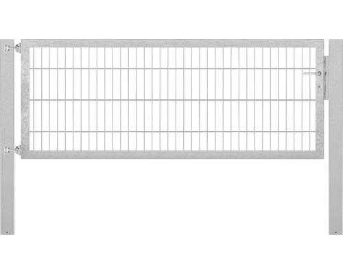Stabgitter-Einzeltor ALBERTS Flexo Plus 8/6/8 200 x 80 cm inkl. Pfosten 10 x 10 cm feuerverzinkt