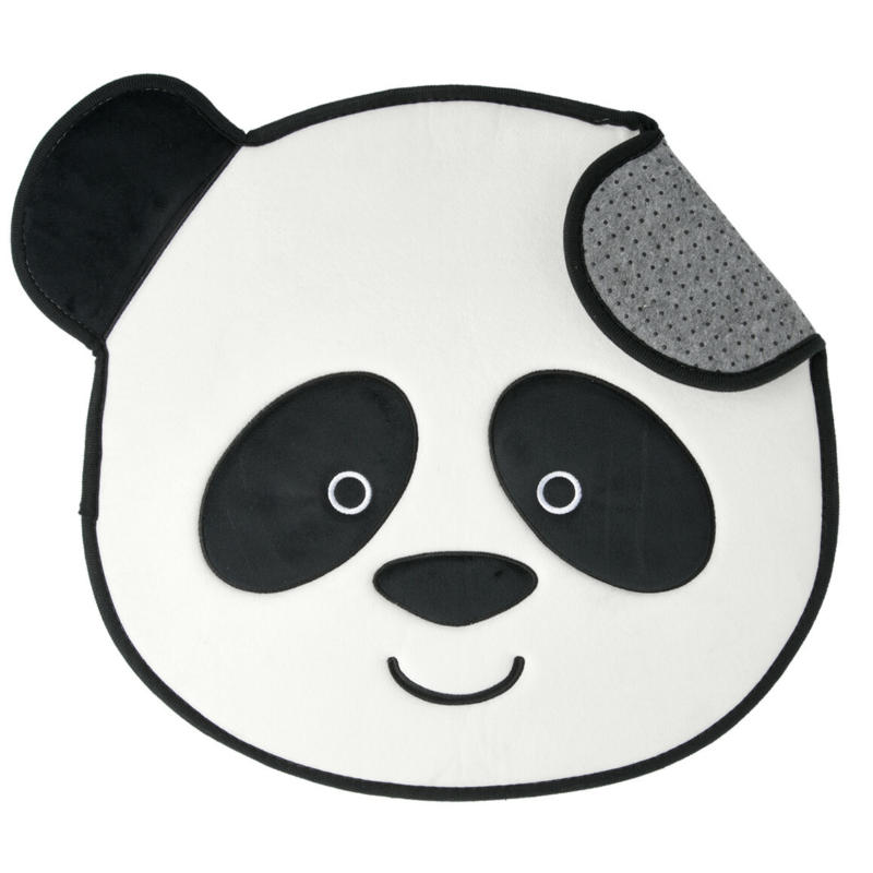 Kleiner Teppich mit Pandabär-Motiv