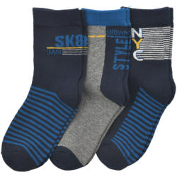 3 Paar Jungen Socken in verschiedenen Designs