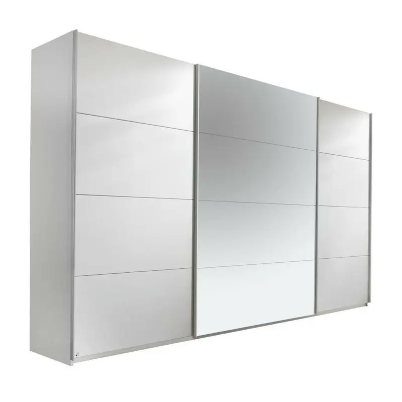 Schwebetürenschrank in Weiß