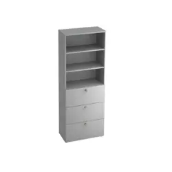 Regalelement 80/215,6/42 cm Grau
