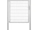 Hornbach Stabgitter-Einzeltor ALBERTS Flexo Plus 8/6/8 125 x 140 cm inkl. Pfosten 8 x 8 cm feuerverzinkt