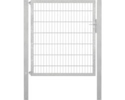 Stabgitter-Einzeltor ALBERTS Flexo Plus 8/6/8 125 x 140 cm inkl. Pfosten 8 x 8 cm feuerverzinkt