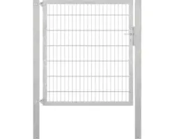 Stabgitter-Einzeltor ALBERTS Flexo Plus 8/6/8 125 x 140 cm inkl. Pfosten 8 x 8 cm feuerverzinkt