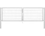 Hornbach Stabgitter-Doppeltor ALBERTS Flexo Plus 8/6/8 300 x 100 cm inkl. Pfosten 10 x 10 cm feuerverzinkt