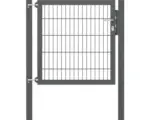 Hornbach Stabgitter-Einzeltor ALBERTS Flexo Plus 8/6/8 100 x 100 cm inkl. Pfosten 8 x 8 cm anthrazit
