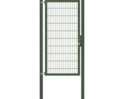 Stabgitter-Einzeltor ALBERTS Flexo Plus 8/6/8 100 x 200 cm inkl. Pfosten 8 x 8 cm grün