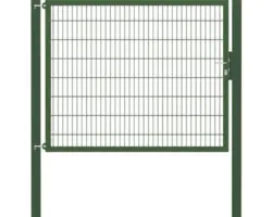 Stabgitter-Einzeltor ALBERTS Flexo Plus 8/6/8 200 x 160 cm inkl. Pfosten 10 x 10 cm grün