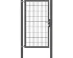 Hornbach Stabgitter-Einzeltor ALBERTS Flexo Plus 8/6/8 100 x 180 cm inkl. Pfosten 8 x 8 cm anthrazit