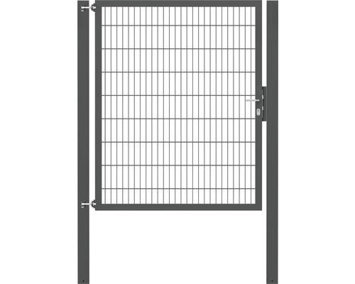 Stabgitter-Einzeltor ALBERTS Flexo Plus 8/6/8 150 x 180 cm inkl. Pfosten 10 x 10 cm anthrazit