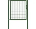 Hornbach Stabgitter-Einzeltor ALBERTS Flexo Plus 8/6/8 125 x 140 cm inkl. Pfosten 8 x 8 cm grün