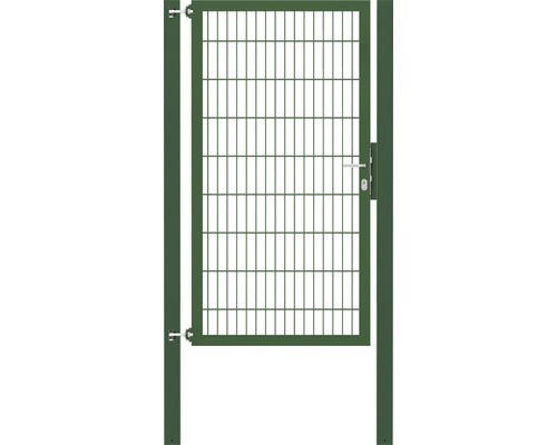 Stabgitter-Einzeltor ALBERTS Flexo Plus 8/6/8 100 x 180 cm inkl. Pfosten 10 x 10 cm grün