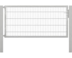 Stabgitter-Einzeltor ALBERTS Flexo Plus 8/6/8 200 x 100 cm inkl. Pfosten 10 x 10 cm feuerverzinkt