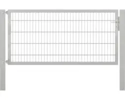 Stabgitter-Einzeltor ALBERTS Flexo Plus 8/6/8 200 x 100 cm inkl. Pfosten 10 x 10 cm feuerverzinkt