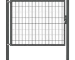 Stabgitter-Einzeltor ALBERTS Flexo Plus 8/6/8 200 x 160 cm inkl. Pfosten 10 x 10 cm anthrazit