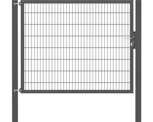 Stabgitter-Einzeltor ALBERTS Flexo Plus 8/6/8 200 x 160 cm inkl. Pfosten 10 x 10 cm anthrazit