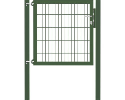 Stabgitter-Einzeltor ALBERTS Flexo Plus 8/6/8 100 x 100 cm inkl. Pfosten 8 x 8 cm grün