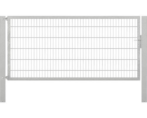 Stabgitter-Einzeltor ALBERTS Flexo Plus 8/6/8 250 x 120 cm inkl. Pfosten 10 x 10 cm feuerverzinkt