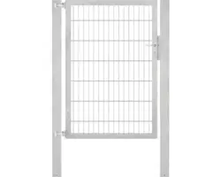 Stabgitter-Einzeltor ALBERTS Flexo Plus 8/6/8 100 x 140 cm inkl. Pfosten 8 x 8 cm feuerverzinkt
