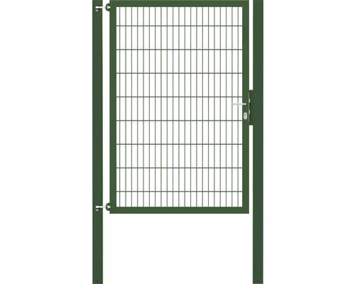 Stabgitter-Einzeltor ALBERTS Flexo Plus 8/6/8 125 x 180 cm inkl. Pfosten 8 x 8 cm grün