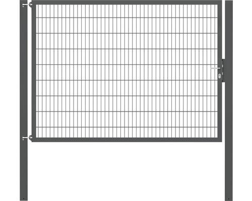 Stabgitter-Einzeltor ALBERTS Flexo Plus 8/6/8 250 x 180 cm inkl. Pfosten 10 x 10 cm anthrazit