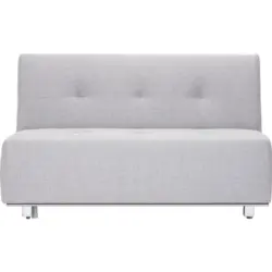 Schlafsofa in Weiß, Hellgrau