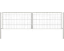 Stabgitter-Doppeltor ALBERTS Flexo Plus 8/6/8 500 x 140 cm inkl. Pfosten 10 x 10 cm feuerverzinkt