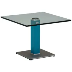 Beistelltisch in Glas, Holzwerkstoff 60/60/44,5 cm