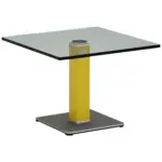 XXXLutz Lauterach - Ihr Möbelhaus bei Bregenz Beistelltisch in Glas, Holzwerkstoff 60/60/44,5 cm