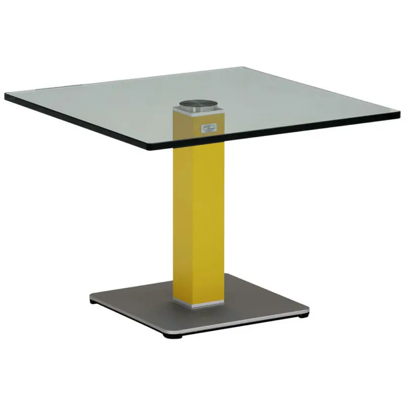 Beistelltisch in Glas, Holzwerkstoff 60/60/44,5 cm