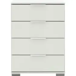 Nachtk&auml;stchen in Wei&szlig;