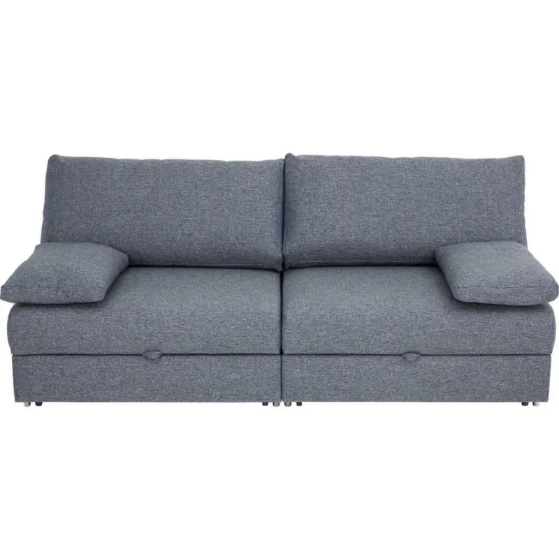 Schlafsofa in Blau, Grau
