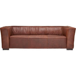 Sofa in Echtleder Braun